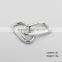 d shape aluminum carabiner hook