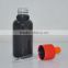 glass 100ml 50ml 30ml 20ml 15ml 10ml 5ml black frosted essential oil bottle with dropper