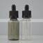 best price 30ml black PET dropper bottle with glass dropper for e liquid