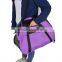 Mesh Ventilation Washable Fleece Bed Purple Large Pet Travel Carrier Bag