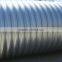 Semicircle corrugated galvanized steel pipe whole circle corrugated metal pipe