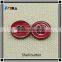 red 4 hole rivershell button for shirrt