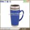 High quality double wall plastic tumbler with handle
