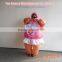 pink doll inflatable mascot costume carnival costume inflatable