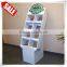 Supermarket shampoo cardboard flooring shelf displays