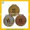 gold / nickel / bronze custom running sport award metal medal