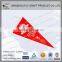 triangular felt flag with all kinds brands for promotion