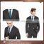 2016 Fashion Men's Black Business Suit Slim Fit