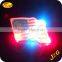 Independence Day Glowing LED Flag American Badge