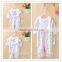 China Wholesale Long Sleeve Girls Romper 2pcs Set Overall + Bib Cotton Baby Wear