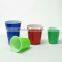 Color cups professional factory Double color Disposable plastic PS cup for party&Wedding
