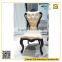 Modern european style wooden dining furniture leather dining chair with tufted back