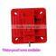 Red color Round 6" Aluminum Alloy Gong Waterproof Electric Fire Alarm Bell