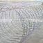Cross razor concertina razor barbed wire