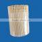 400pcs soft can curved wooden dental toothpicks