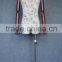 male upper body dress form with wooden arms & diferent base