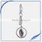Promotion Round Customized Spinning Turbo Keychain