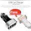BoostDrive 36W 7.2A 3-Port Premium Aluminum USB Car Charger with SmartID Technology
