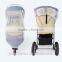 White 100% Polyester Baby buggy mosquito net