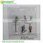 Christmas Decoration Figurines Set of 4, Polyresin Figurines
