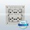 pure white 4 gang 2 way electric wall switch