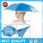 210T polyester hard hat umbrella,cap umbrella,head umbrella