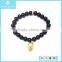 2015 Men Black North Skull Bead Bracelet Charms