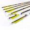 Wholesale 31" Camo feather carbon Arrow for compound bow and carbon arrow