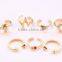 Fashion new 2016 rings jewelry cute gold plated alloy Knuckle ring
