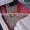 High quality PVC material car floor mats with coil surface
