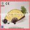 2016 Hot Selling Foldable Cloth Hand Bamboo Fan for promotion