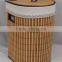 FD-15852natural folding bamboo laundry basket