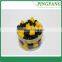 High quality black and yellow empty soft gel capsule size 00#,0#,1#,2#,3#,4#