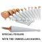 Your Own Brand 2017 Toothbrush Oval Makeup Brushes Sets 10Pcs Umbrella Oval Brush