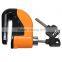 Orange 6mm Security Motorcycle Motorbike Sturdy Wheel Disc Brake Lock Safety Alarm / Key