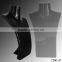 black bust mannequin jewerly stand holded display mannequin
