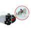 Factory Selling Silicone 5 Teeth Anti-slip Ice Gripper with handy Velcro straps