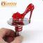 NEW CUSTOMIZED HOME POP RESIN STAINLESS RED HIGH HEEL WINE STOPPER