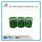 Smile Face Metal Coated Glass Food Storage Jar With Screw Top Lid