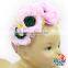 vintage colorful flower baby kids latest hairband designs