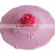 Cute Rose Silicone Watertight Cup/Mug Lid Cover