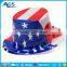 Newly environmental 3 colors flag eva foam price hat
