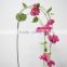 artificial silk hanging vine with leaves and flowers wedding hotel home garden decoration