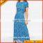 Spring Women's printed women maxi fashion style high quality long dress