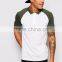 New Design Cheap Price Casual Summer Plain 180g 100% Cotton Short Sleeve Contrast Color Sleeve Mens POLO T-Shirt