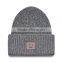 Latest Design Custom Embroidery Logo Unisex Cotton Knit Beanie Hat