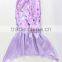 Mermaid Tails for Swimming purple fish scale mermaid swimsuits bathing suit with Monofin