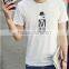 Short sleeve T-shirt male in summer Pure cotton clothes round collar cultivate one's morality