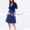 Basic butterfly sleeve xxl size women casual dress wholesale plus size women clothing