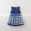 Hot sale cotton sleeveless wholesale summer dress for girls
